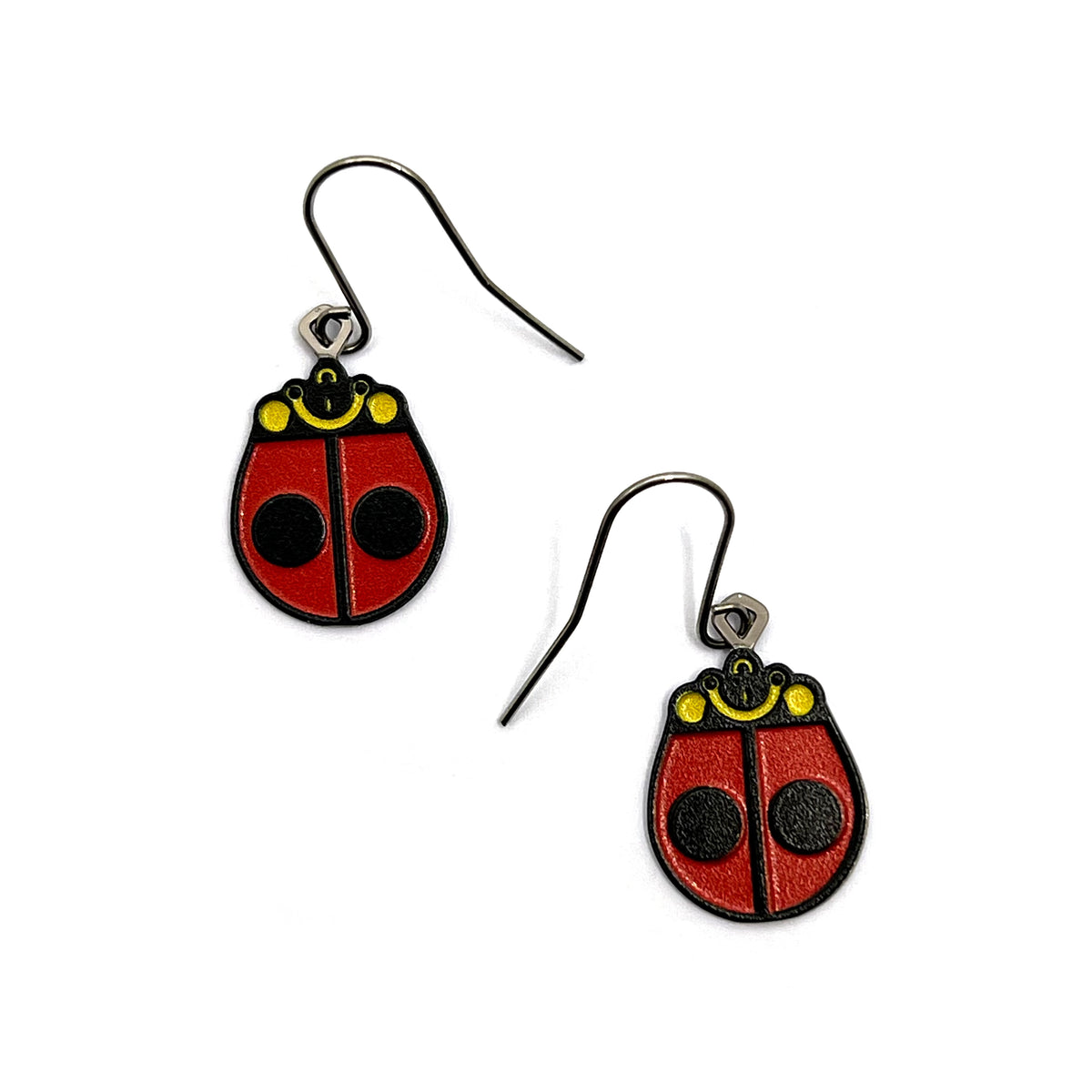 Charley Harper Ladybug Earrings