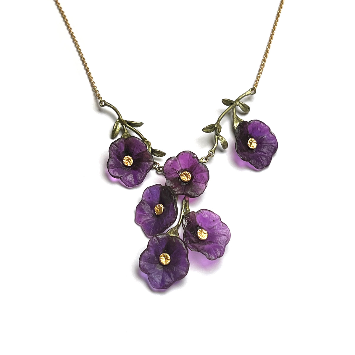 Petunia 16&quot; Adjustable Necklace