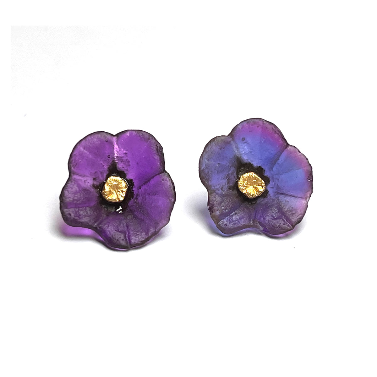 Boucles d'oreilles à tige Pétunia