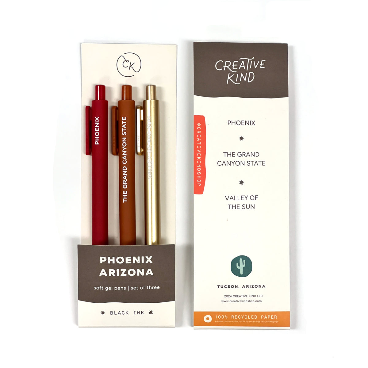 Phoenix Arizona Gel Pen Trio