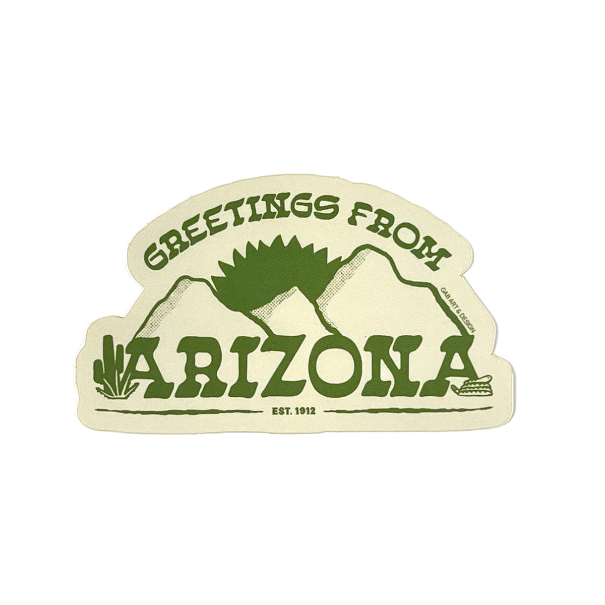 Greetings from Arizona Sticker