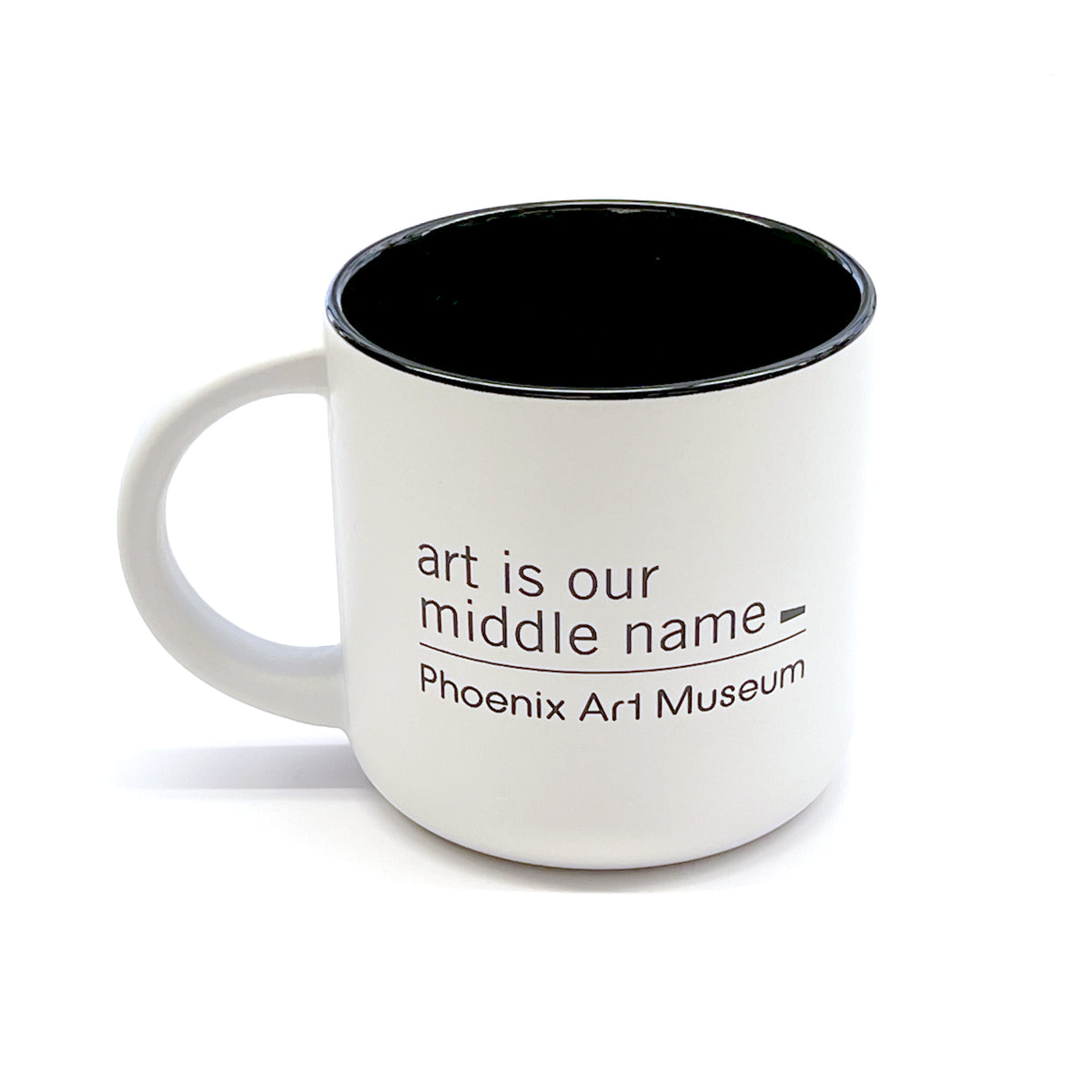 Tasse colorée « L&#39;art est notre deuxième prénom »