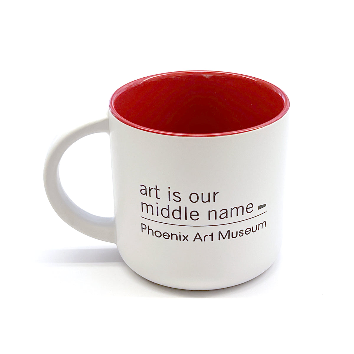Tasse colorée « L&#39;art est notre deuxième prénom »