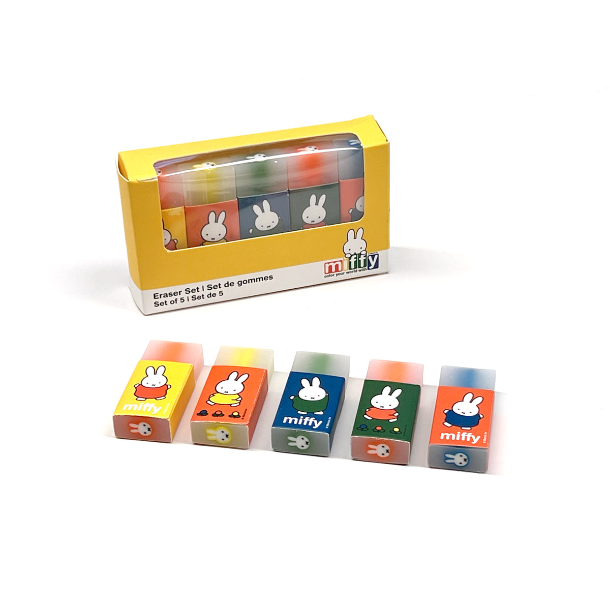 Miffy Classic Eraser Set
