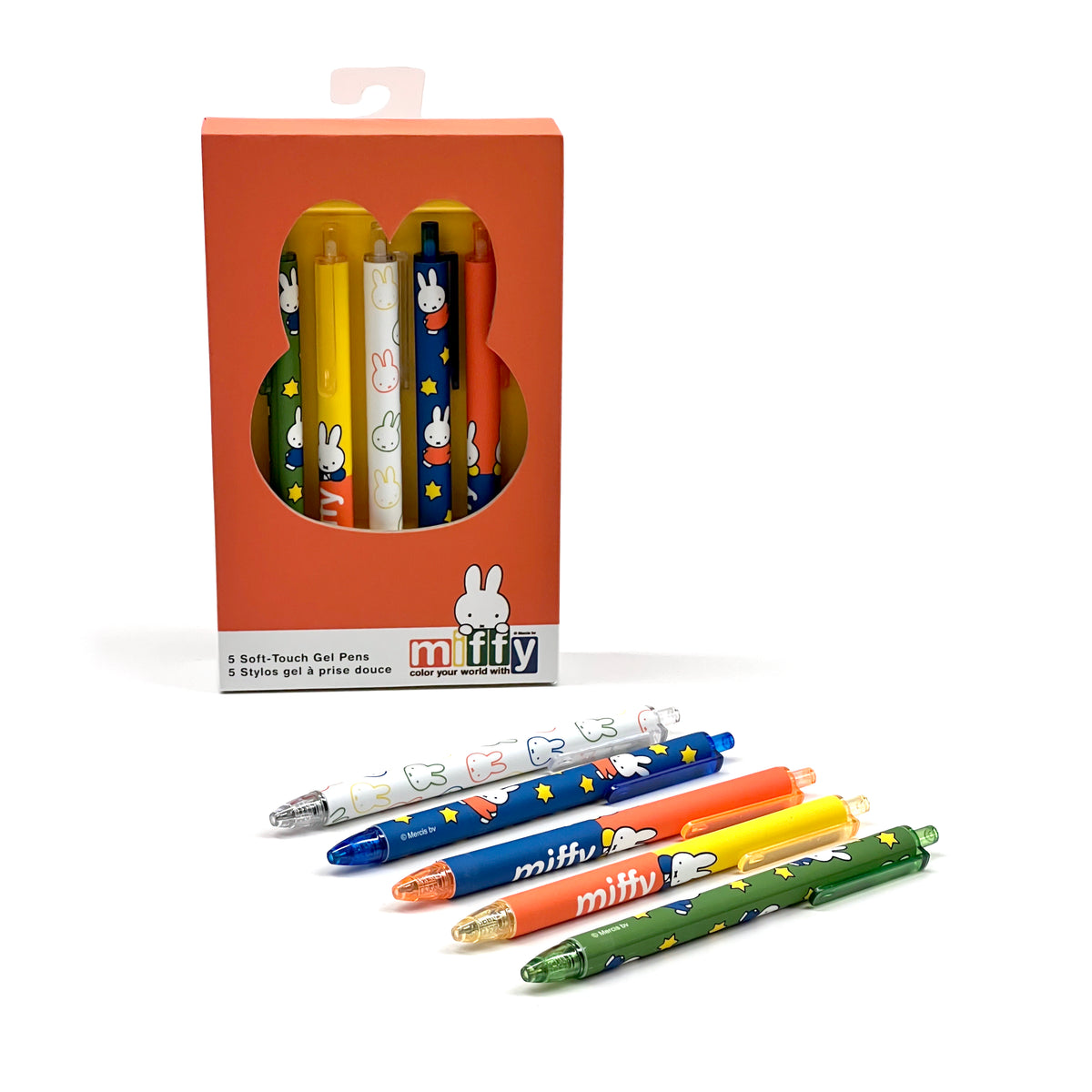 Miffy Soft Touch Gel Pen Set