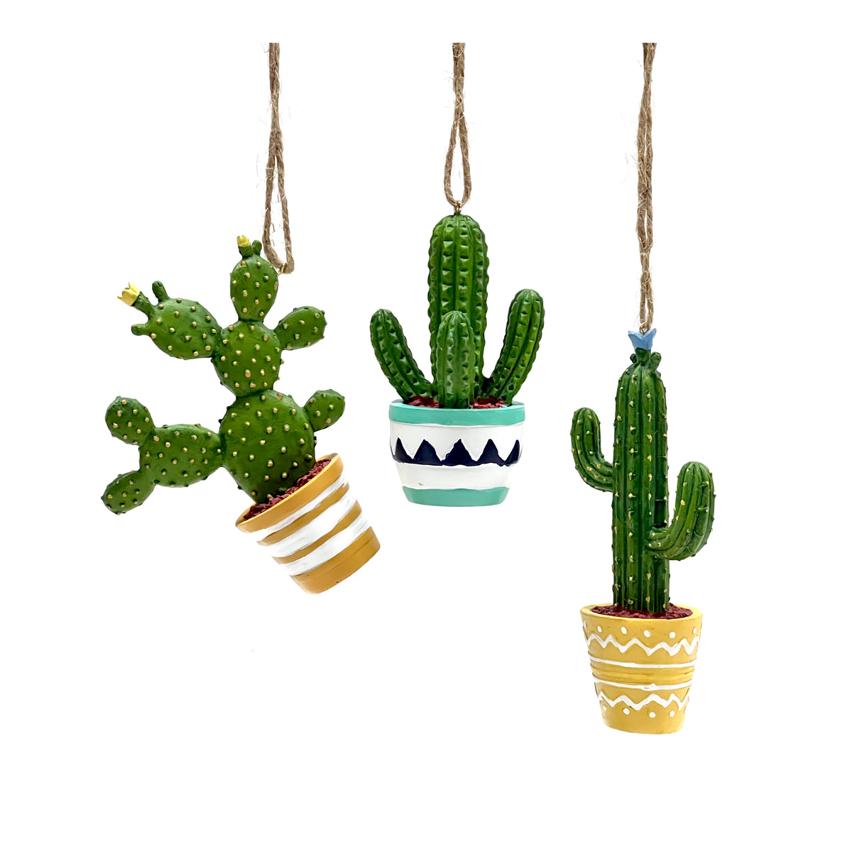 Potted Cactus Ornaments