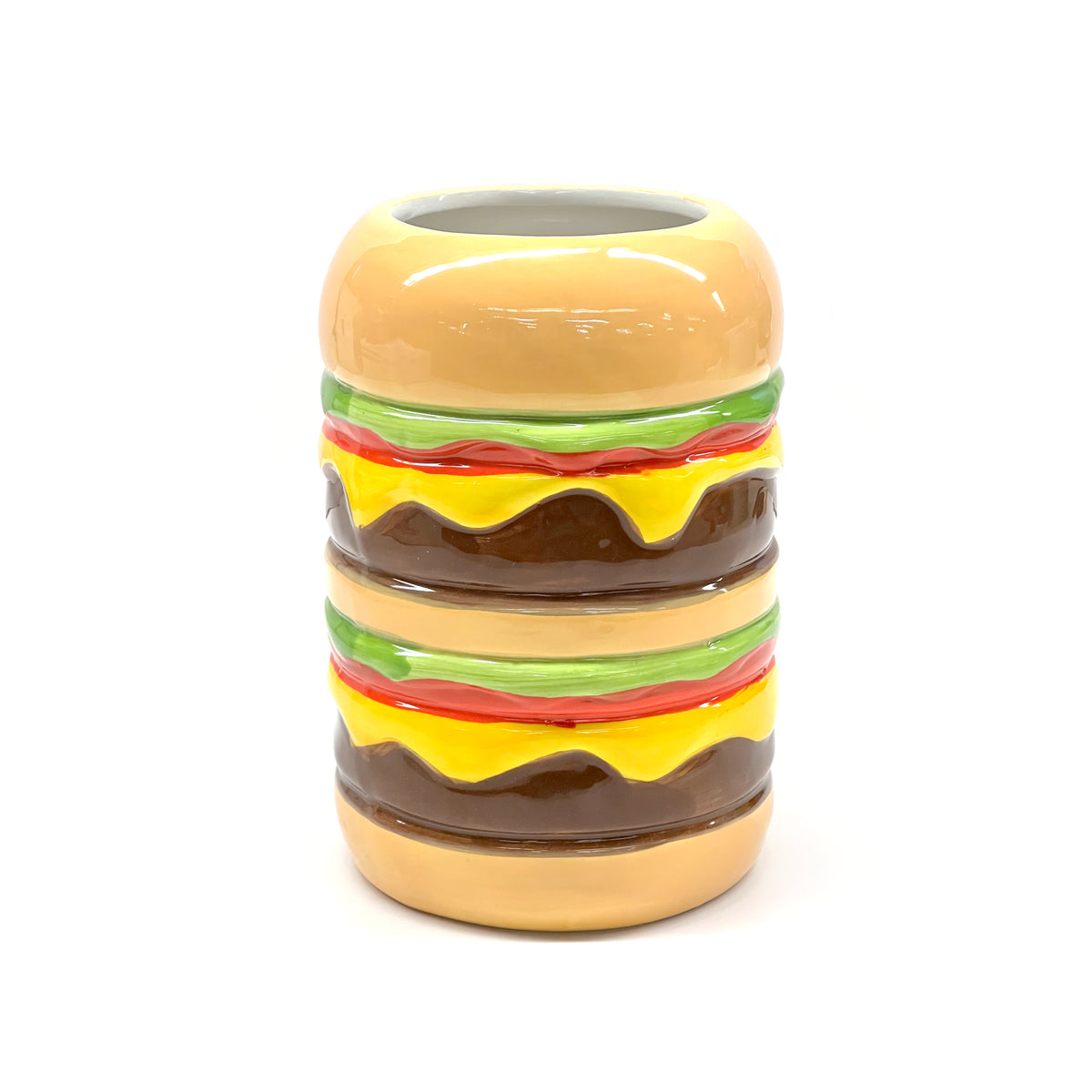 Double Cheeseburger Vase