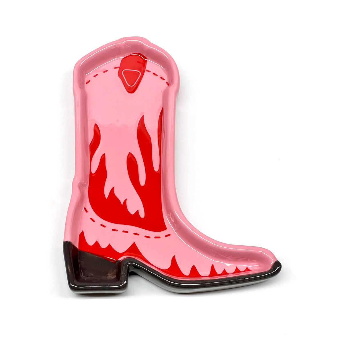 Rodeo Cowboy Boot Trinket Tray