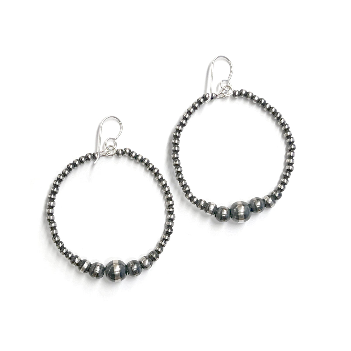 Boucles d&#39;oreilles pendantes boomerang dansant en argent sterling