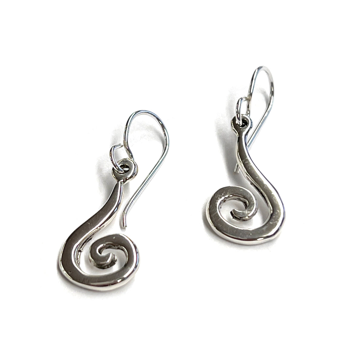 Boucles d&#39;oreilles en argent sterling en forme de larme