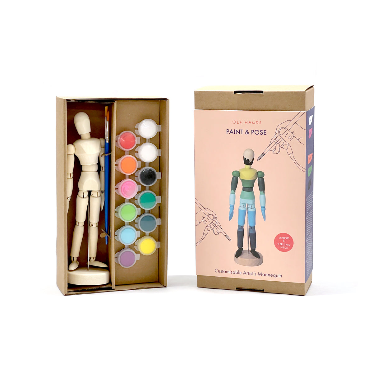 Paint + Pose Artist's Mannequin