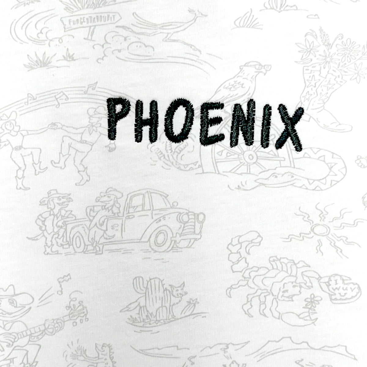 Catstudio Embroidered Phoenix T-Shirt