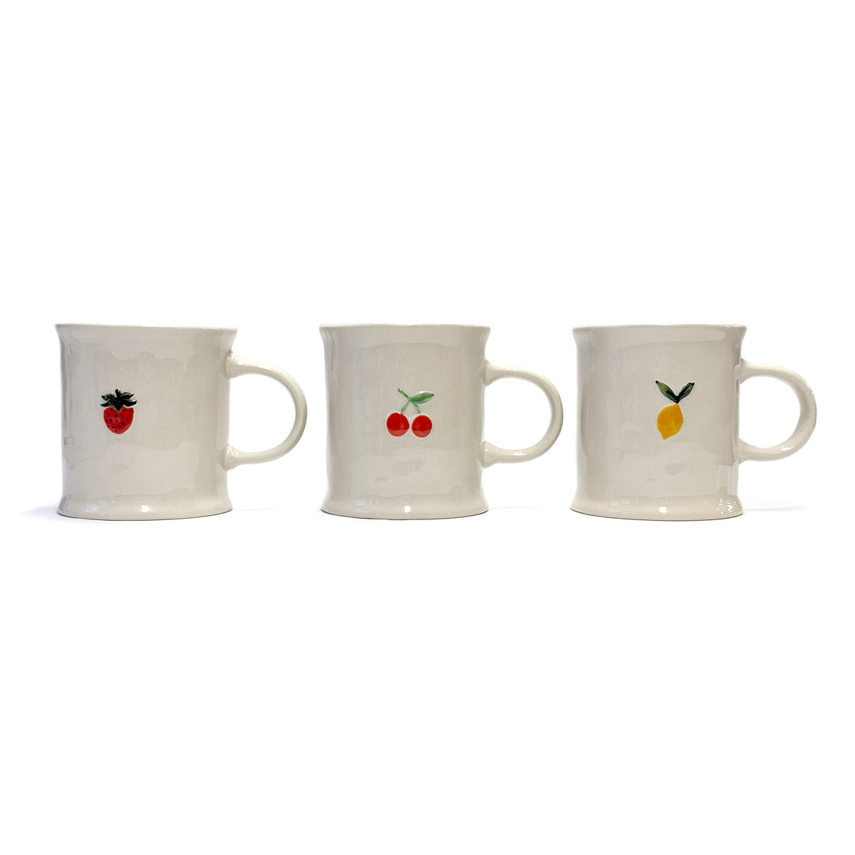 Fruit Embossed Mugs