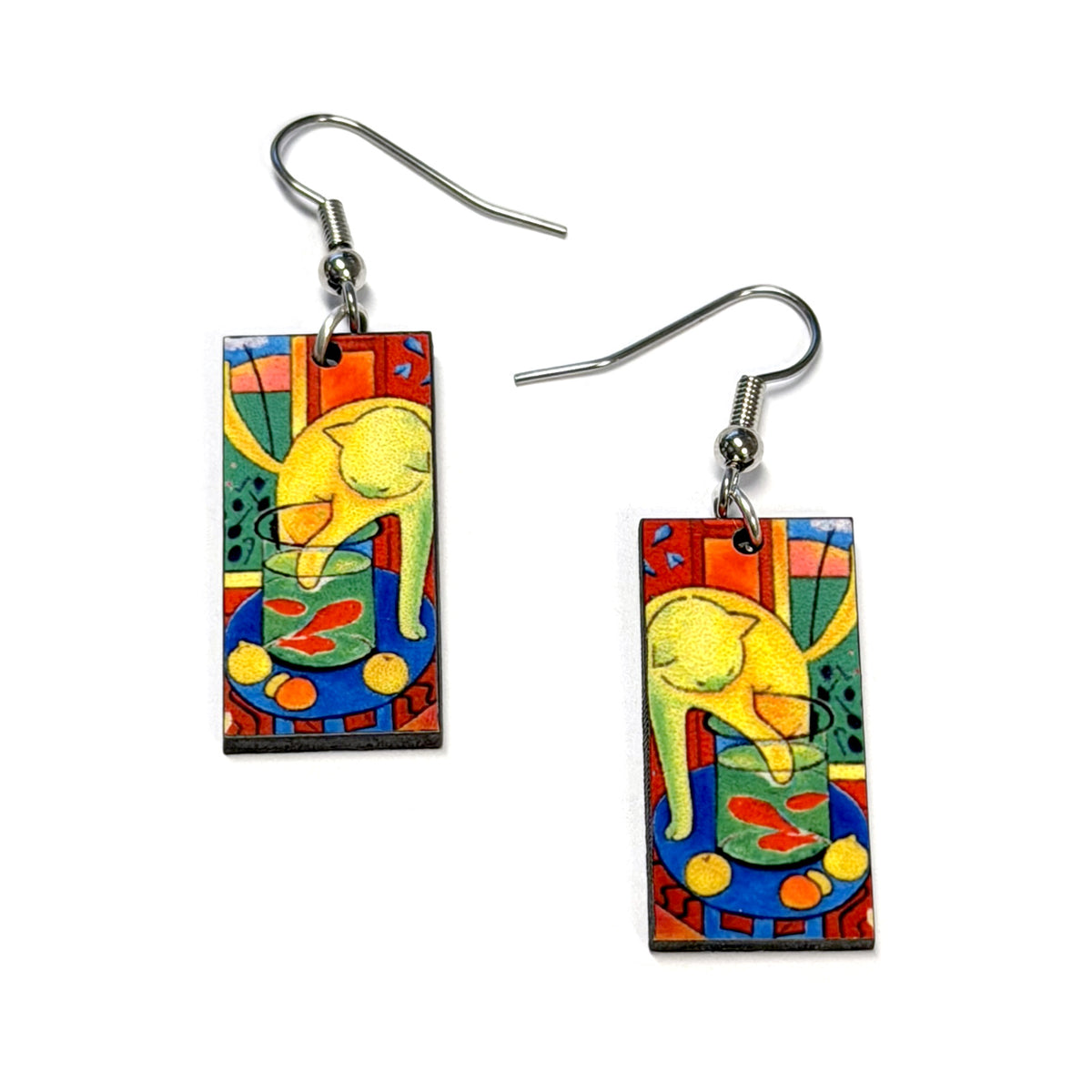 Famous Paintings Dangle Earrings