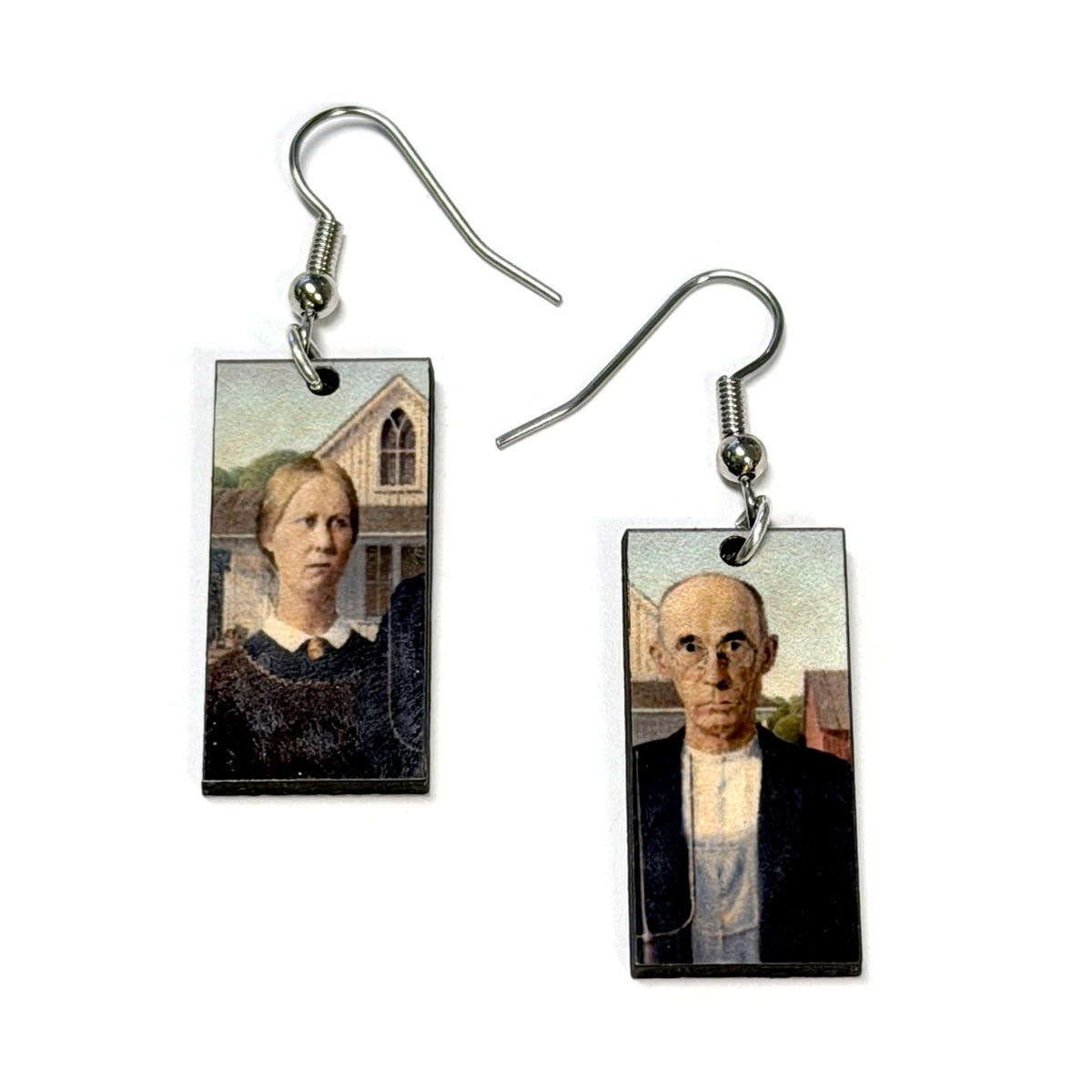 Famous Paintings Dangle Earrings