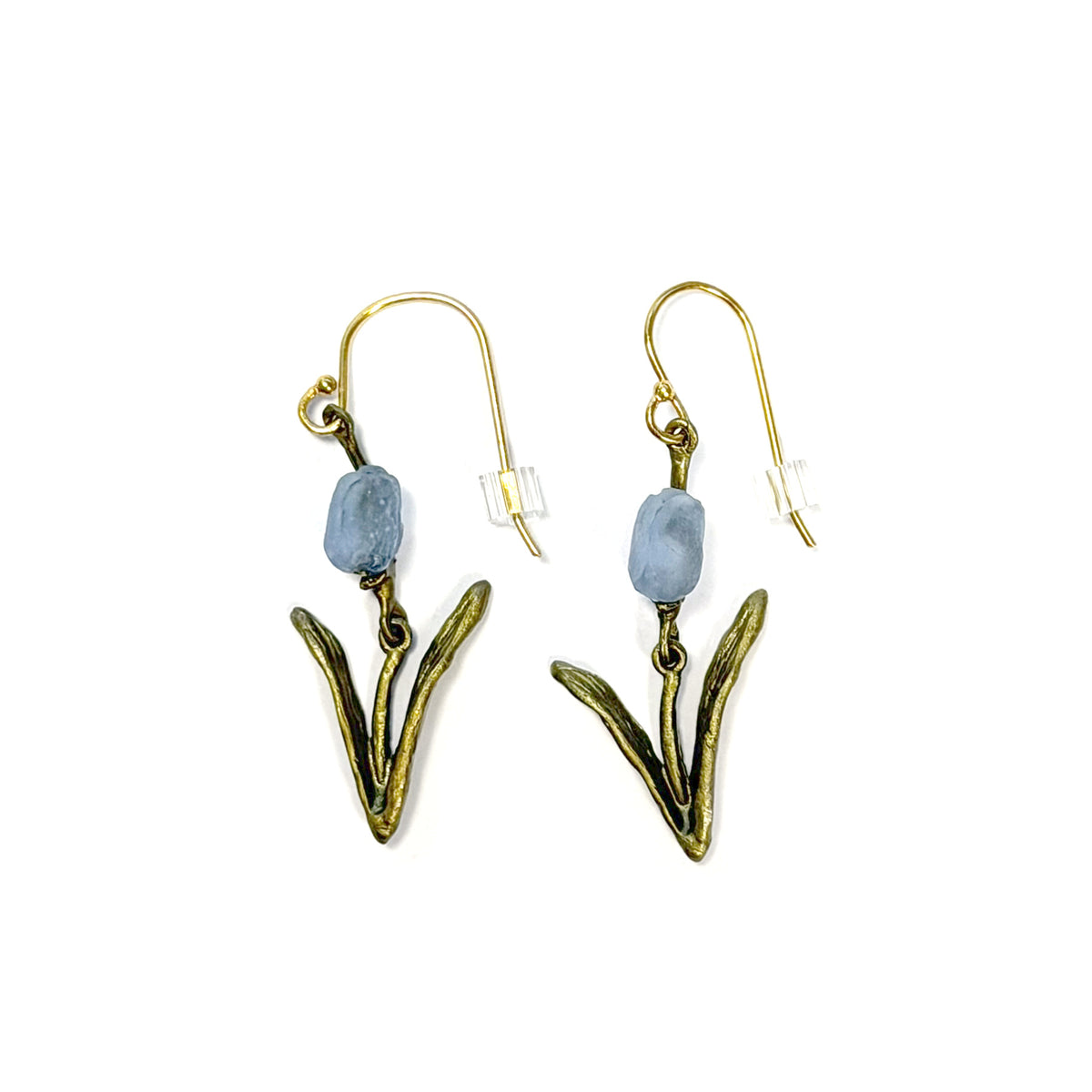 Michael Michaud Tulip Wire Earrings