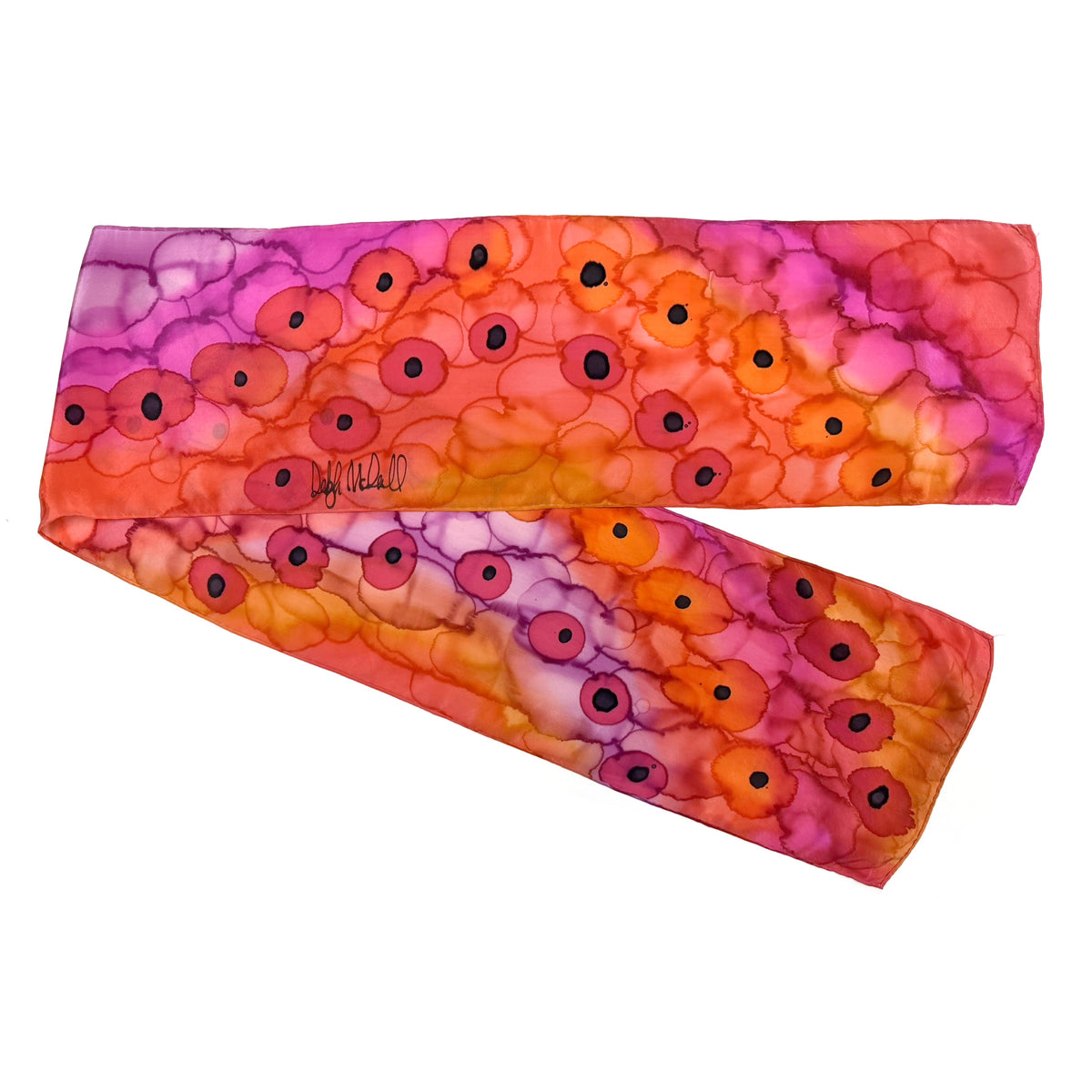 Deboragh McDonnell Small Hand-Painted Scarves