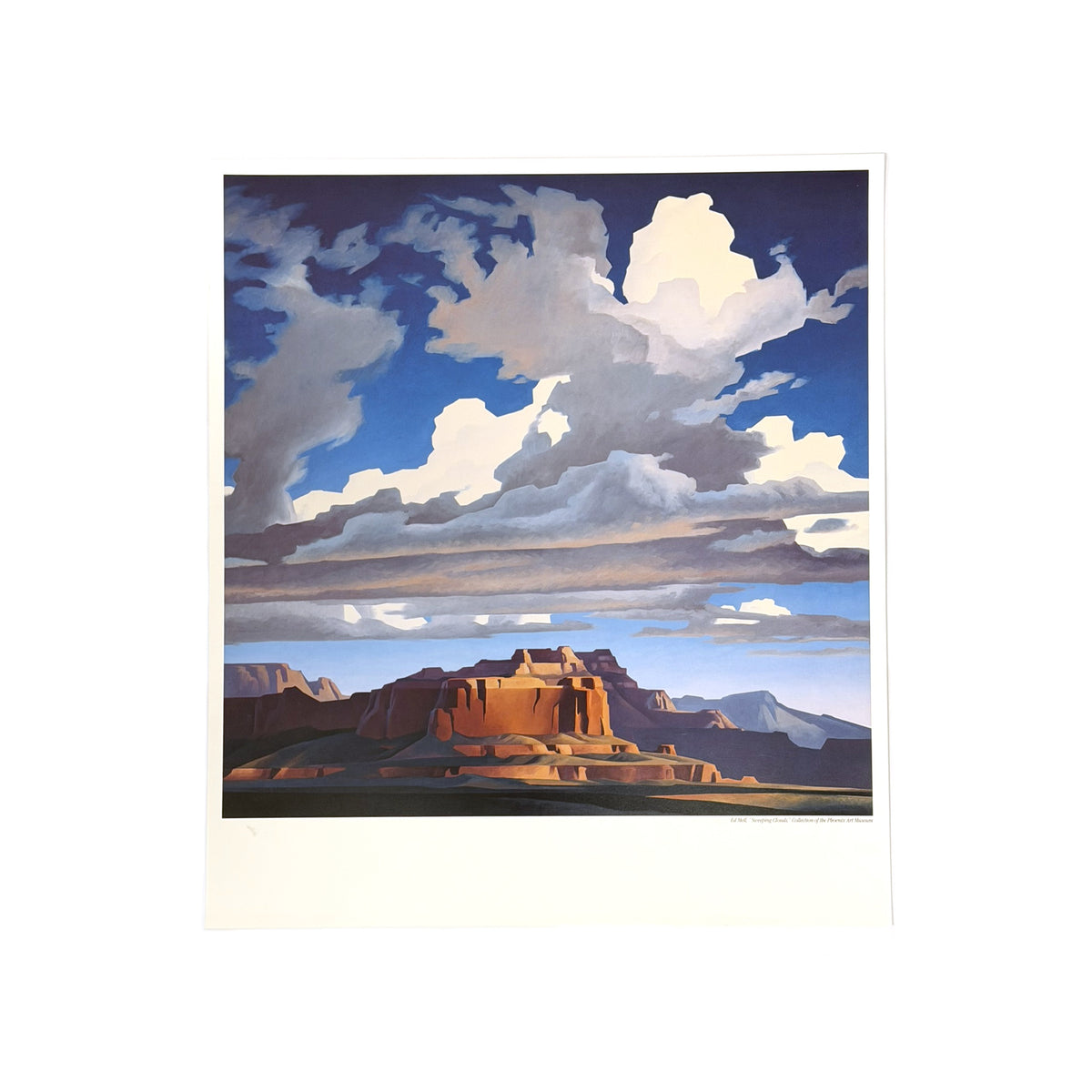 "Sweeping Clouds" by Ed Mell Vintage Poster