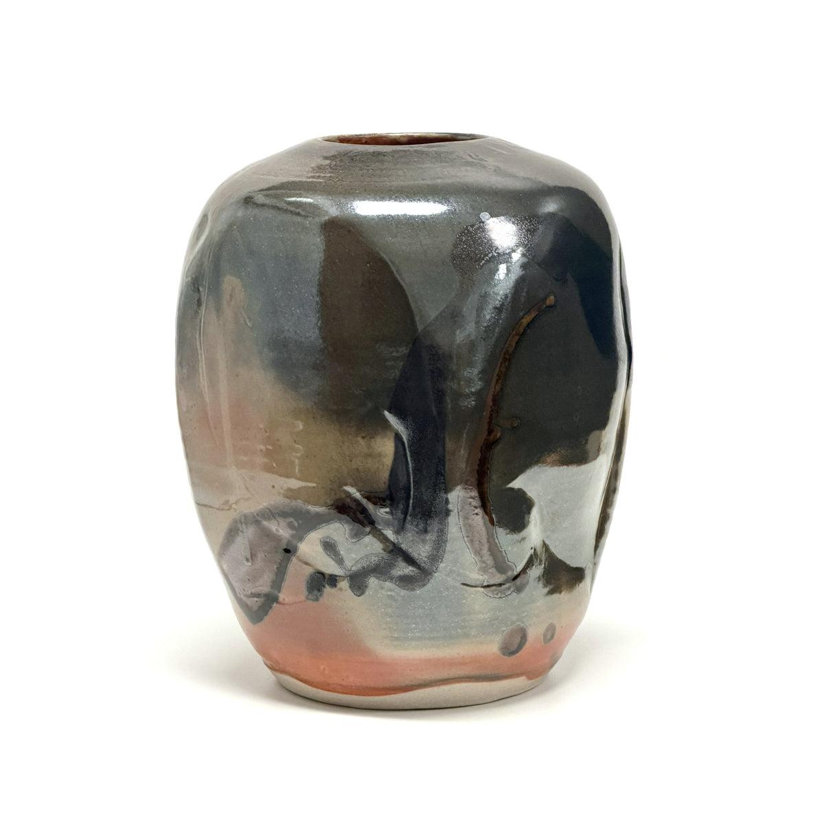 Vases carrés en grès Andy Iventosch