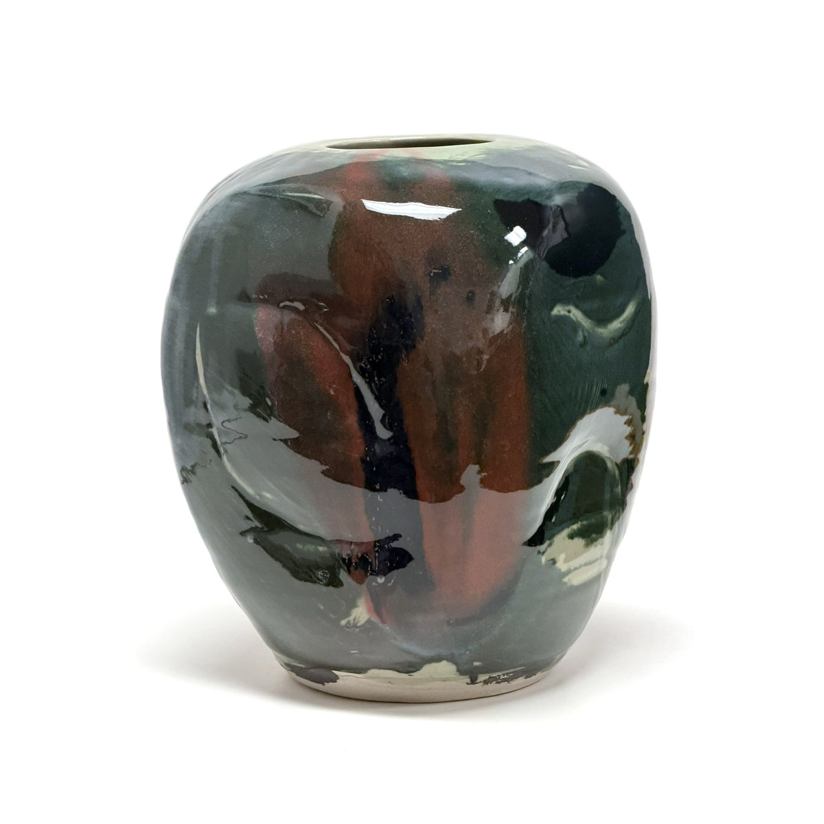 Vases carrés en grès Andy Iventosch