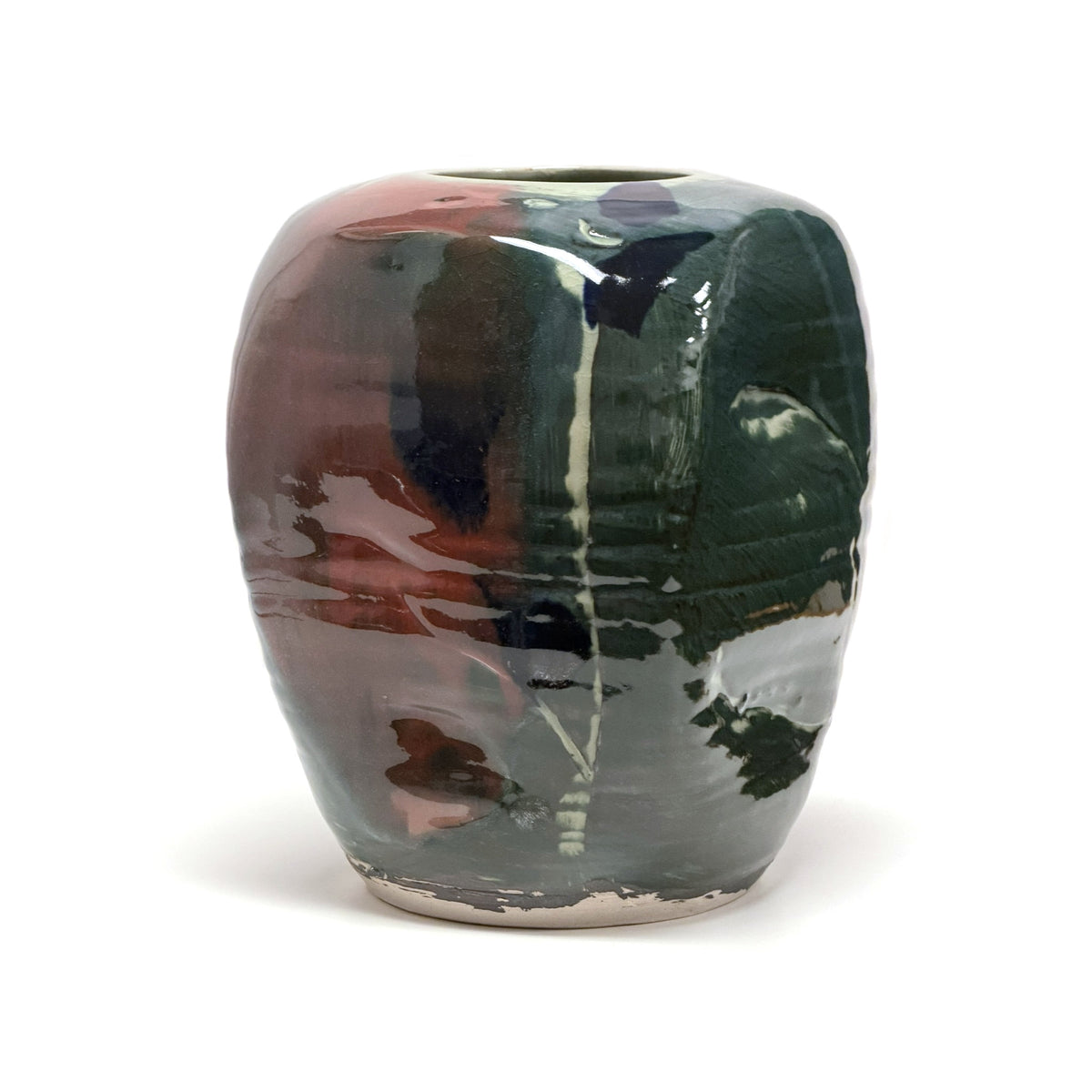 Vases carrés en grès Andy Iventosch