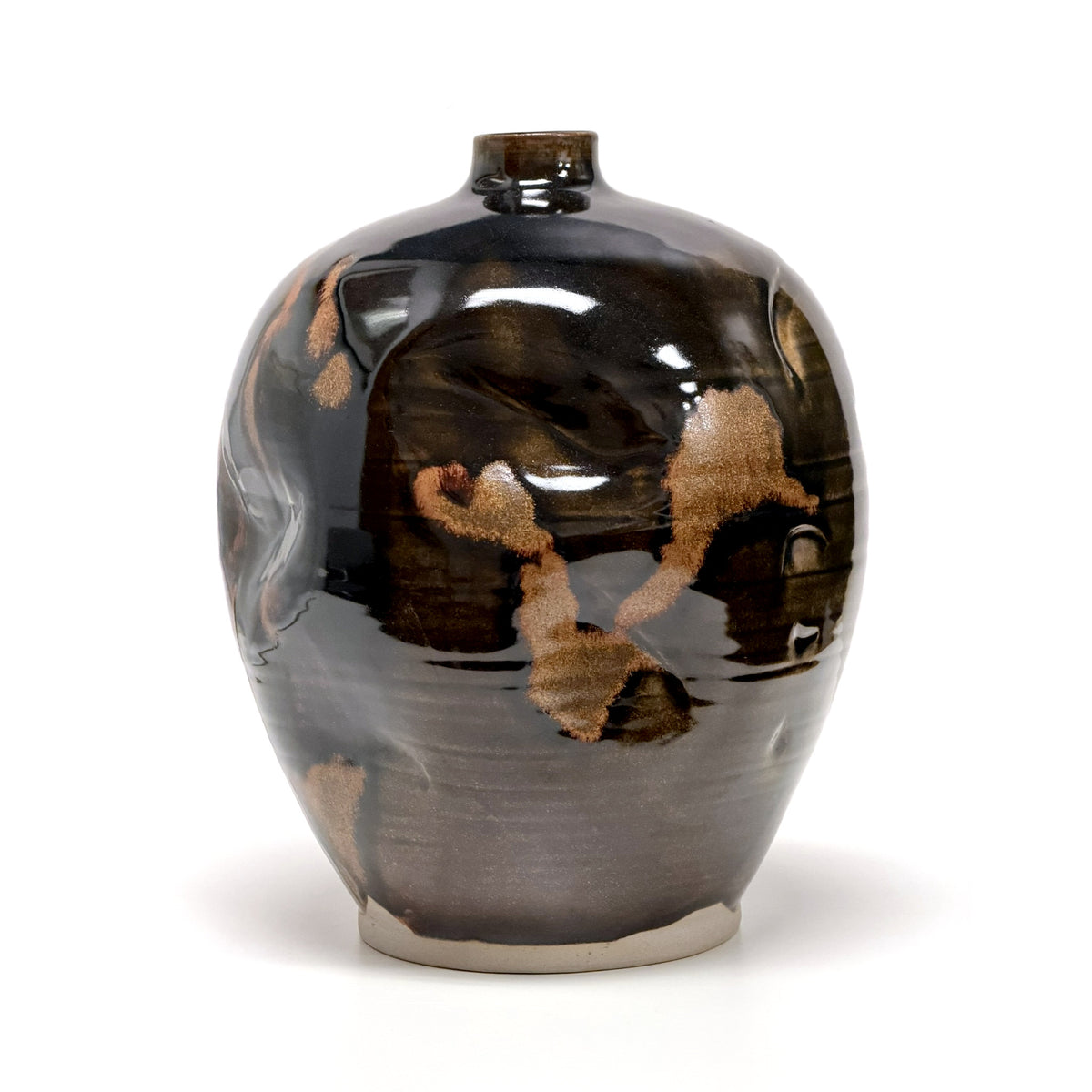 Vases ronds moyens en grès Andy Iventosch