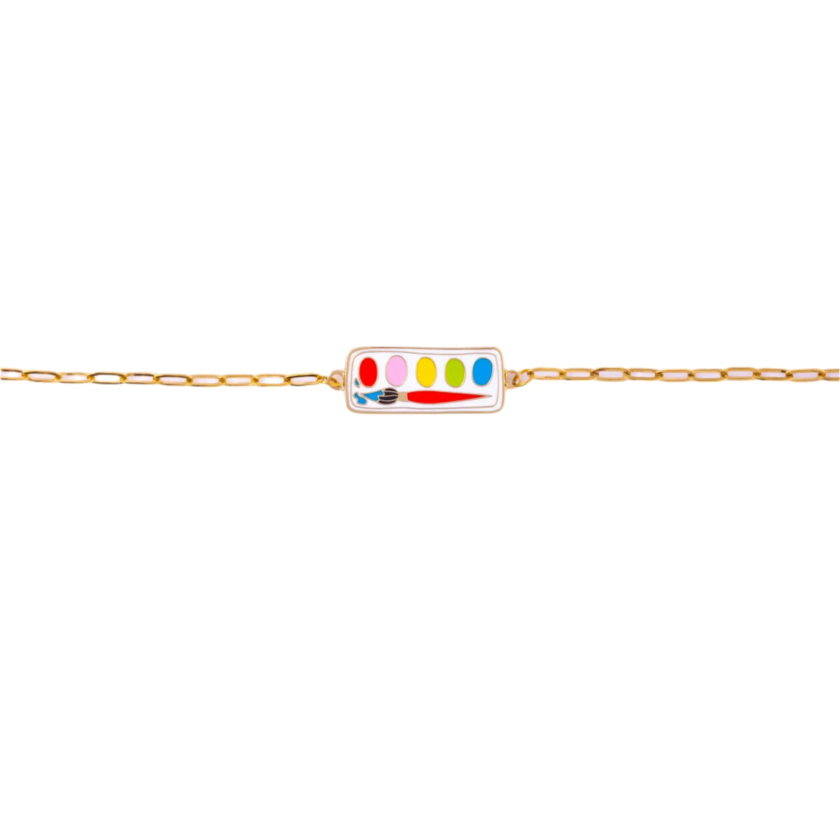 Paintbrush + Palette Bracelet