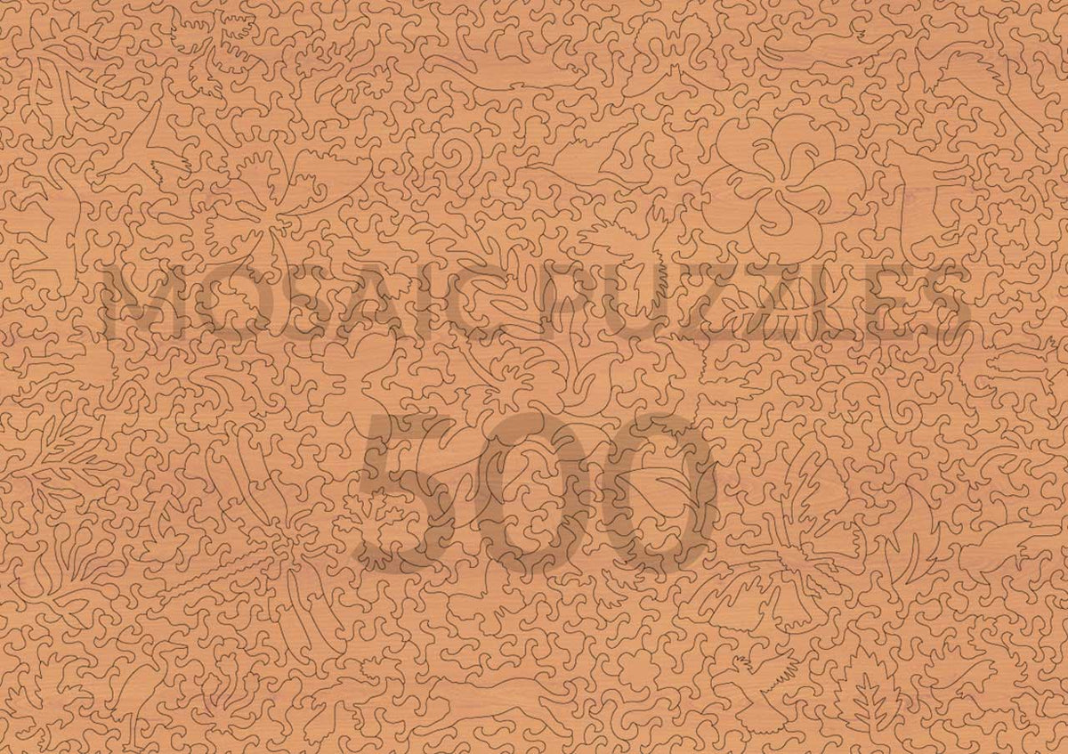 Wood Mosaic Puzzles