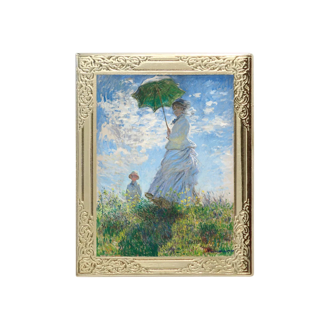Madame Monet Art Frame Pin - Fine Art Lapel Pin