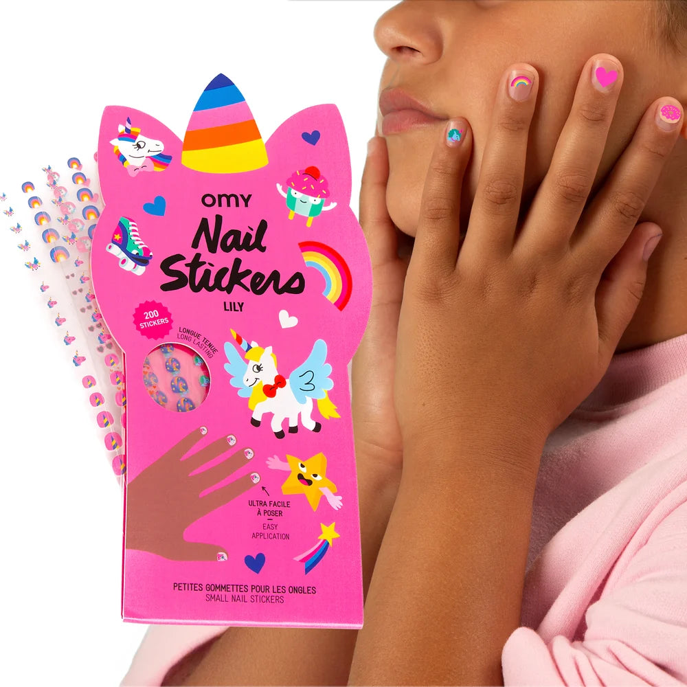 Unicorn Lily Nail Stickers
