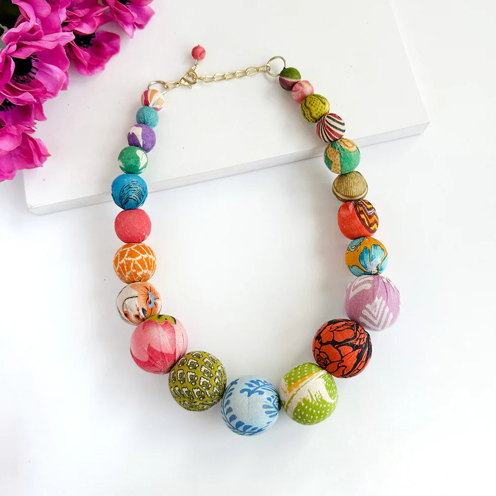 Kantha Gigi Graduated Necklace