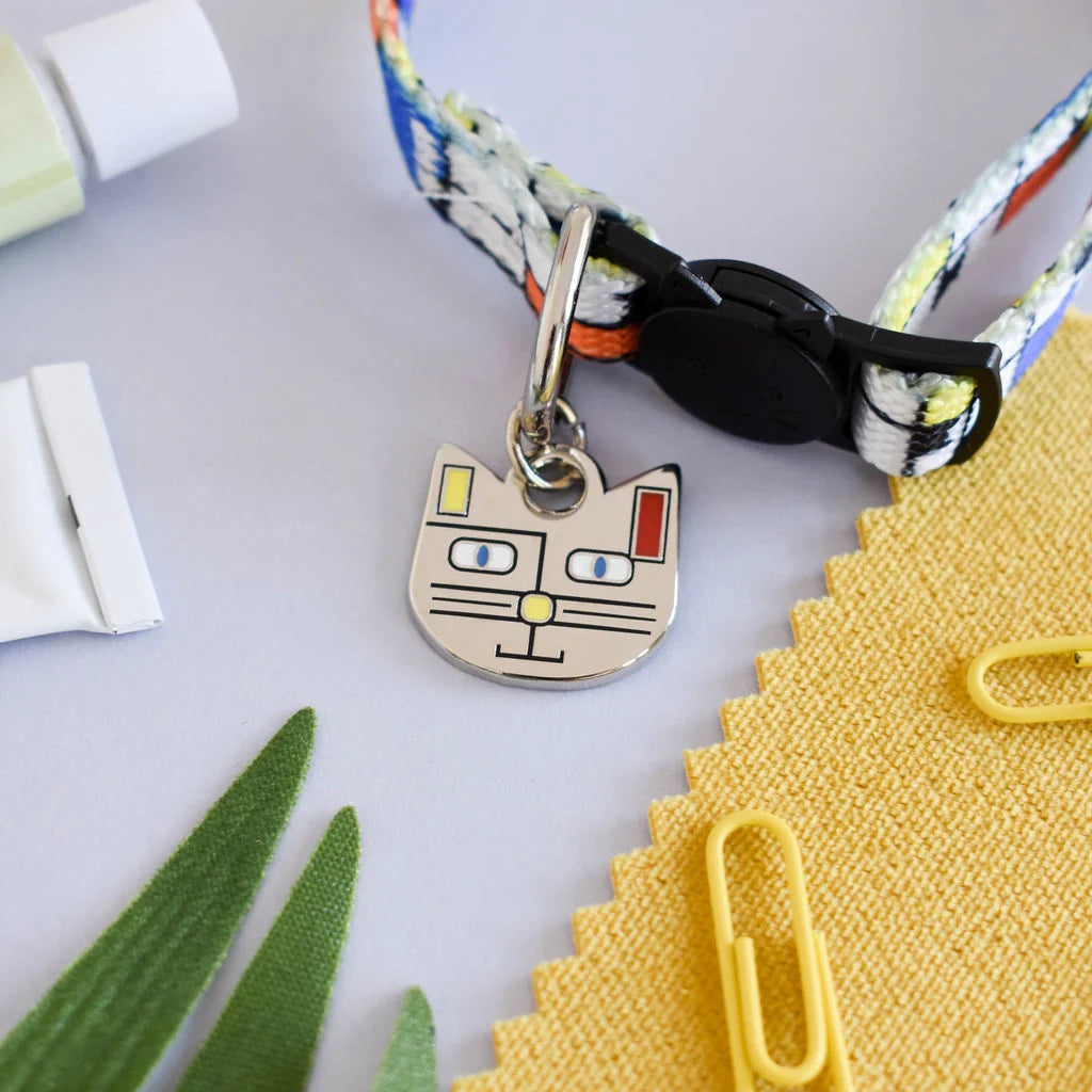 Meowdrian Artist Cat Collar