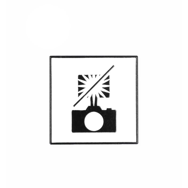 No Flash Photography Enamel Pin Phoenix Art Museum