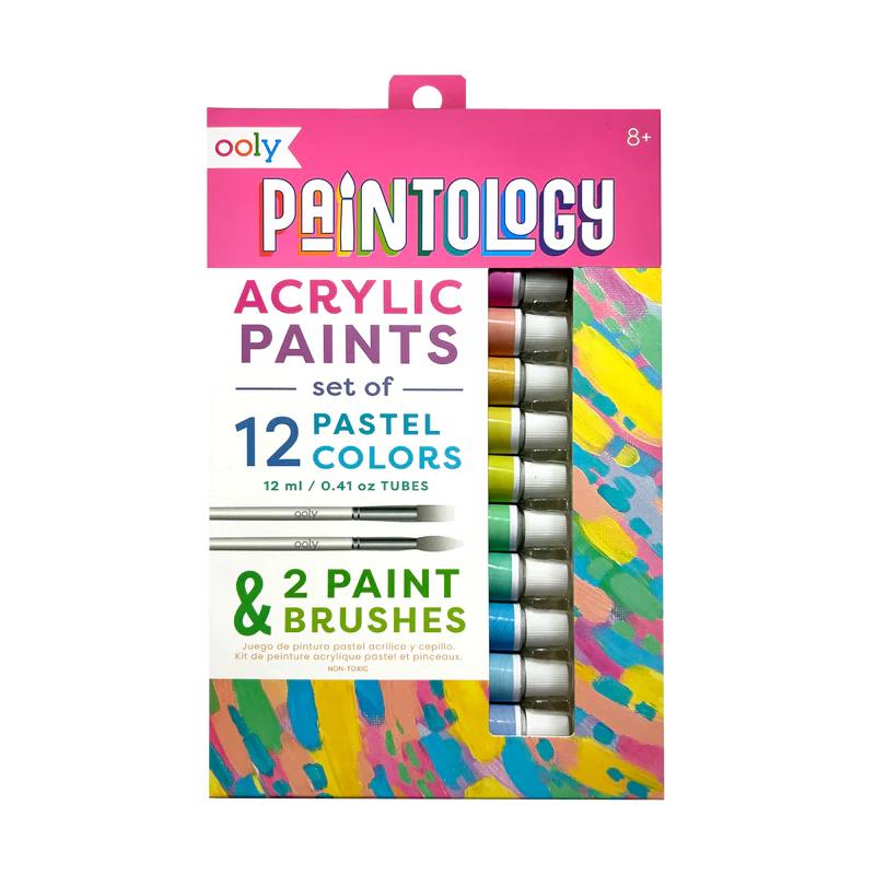 Paintology Acrylic Pastel Paints Set of 12