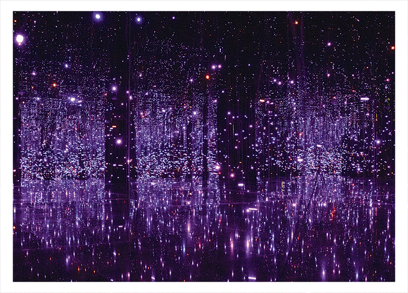 Kusama &quot;Fireflies&quot; Lenticular Postcard