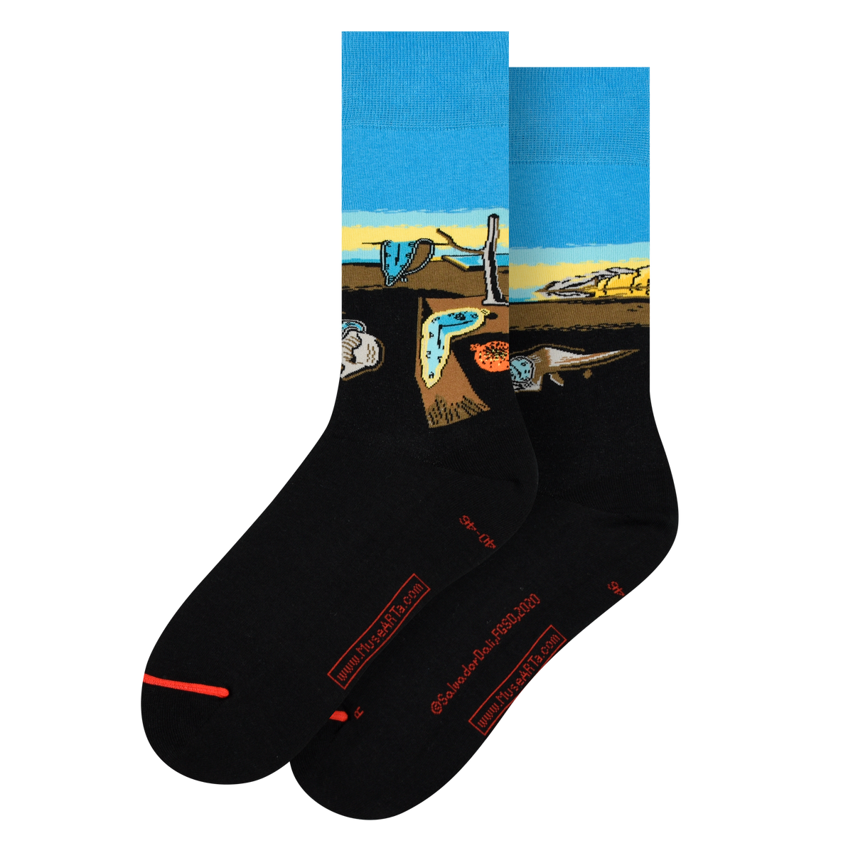 Chaussettes pour homme Dali Persistance de la mémoire