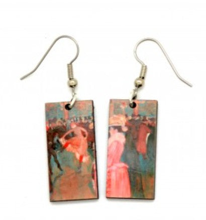 Famous Paintings Dangle Earrings