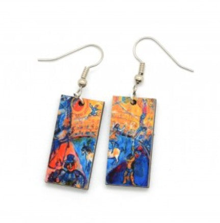 Famous Paintings Dangle Earrings