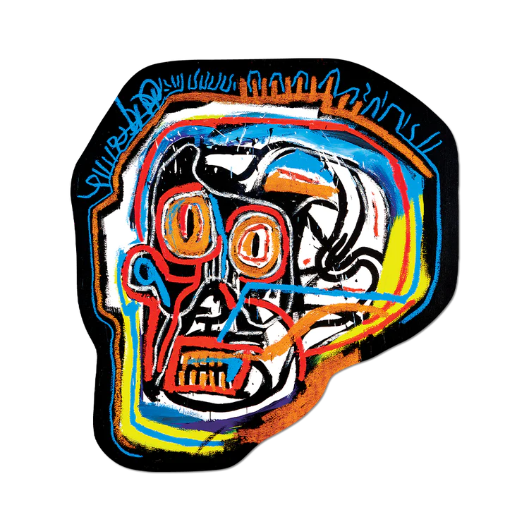 Apply Stickers Basquiat DieCut Big Head Sticker Phoenix Art Museum