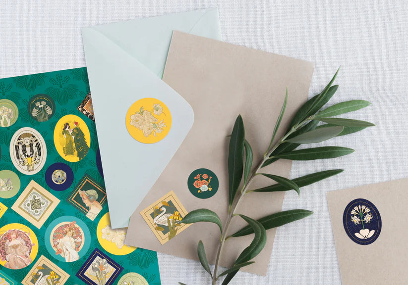 Art Nouveau Sticker Sheet