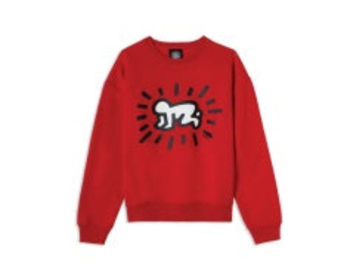 Sweat-shirt bébé radieux Pop Shop de Keith Haring