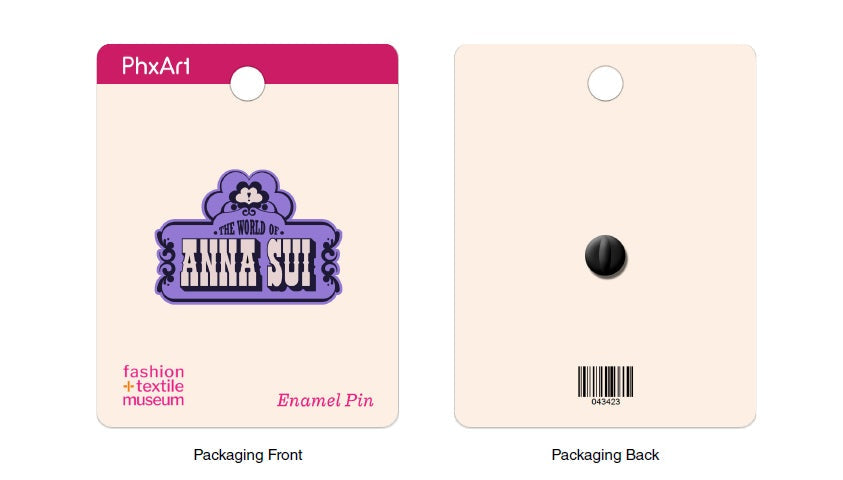 Anna Sui Exhibition Enamel Pin