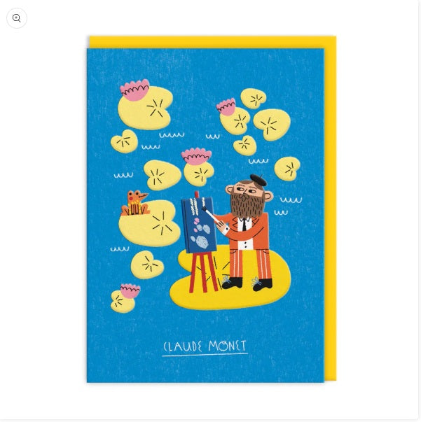 Claude Monet Greeting Card