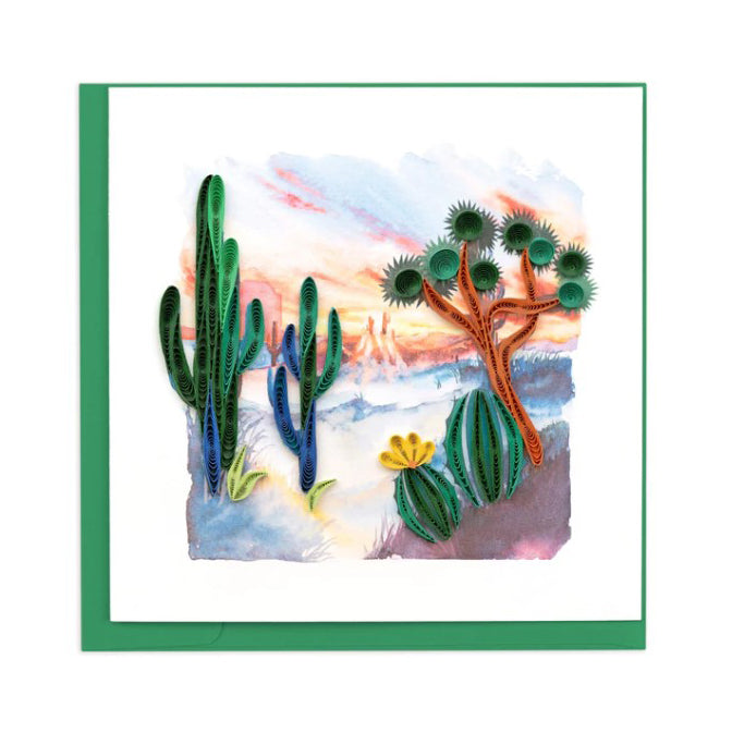 Desert Landscape Quilling Card