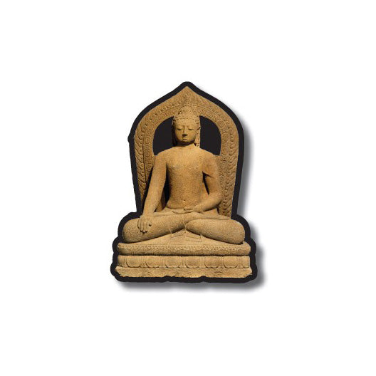 Seated Buddha Die-Cut Magnet