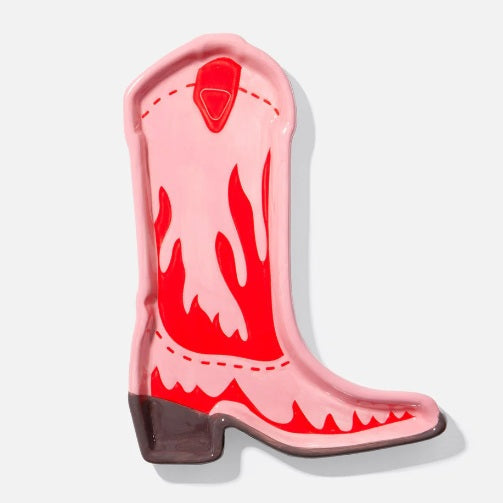 Rodeo Cowboy Boot Trinket Tray