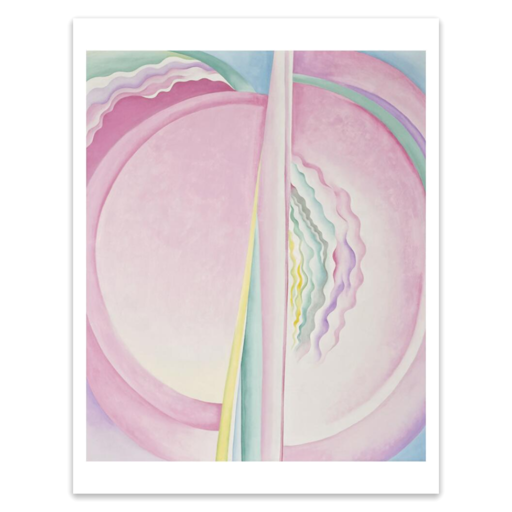 洋書 Georgia O'Keeffe Georgia O'Keeffe - Abstraction White Rose 1927 Vintage Art
