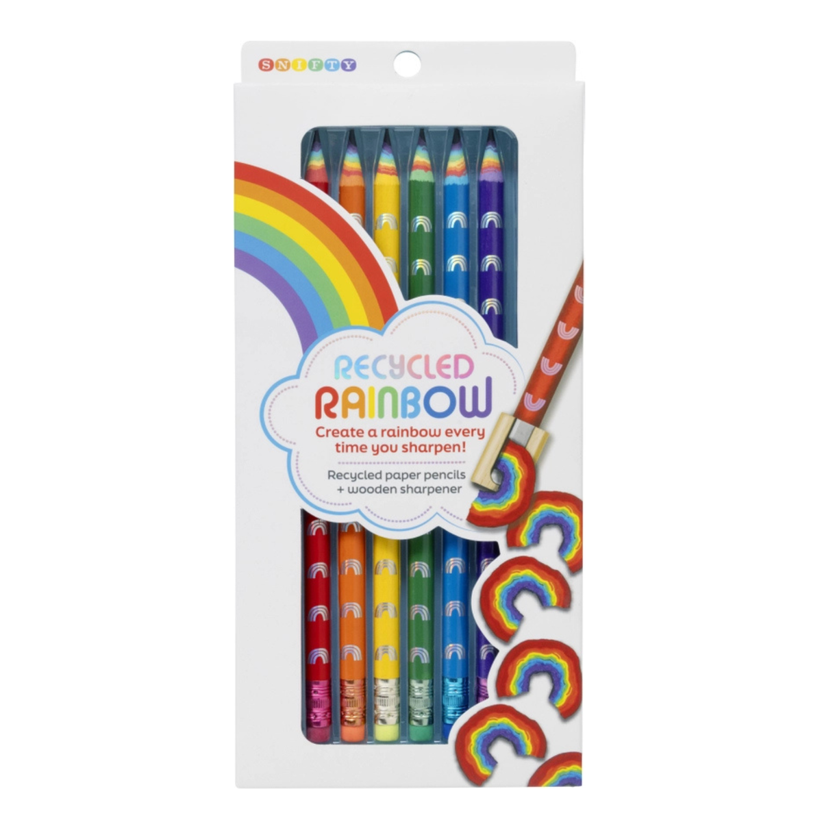 Recycled Rainbow Pencils