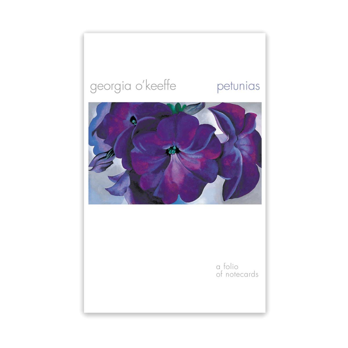 Georgia O'Keeffe: Petunias Notecard Folio