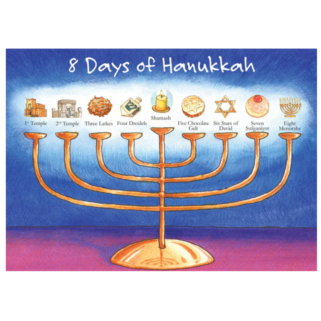 8 Days of Hanukkah Boxed Holiday Cards
